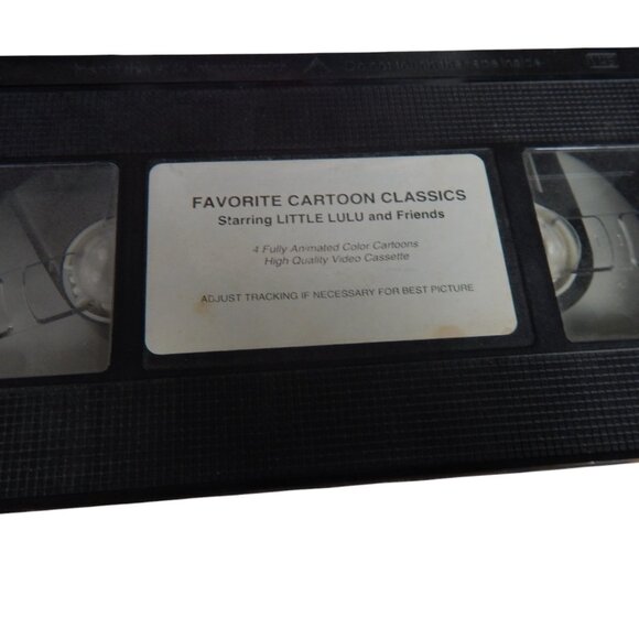 FAVORITE CARTOON CLASSICS including Little Lulu VHS in generic paper case - Picture 2 of 4